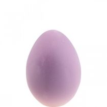 Itens Ovo de Páscoa de plástico decorativo lilás flocado 25cm