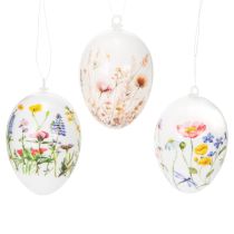 Itens Ovos de Páscoa com motivos florais e de primavera, decoração de Páscoa de alta qualidade, 6 cm, 6 peças