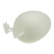Itens Ovo decorativo com pernas Clara de ovo de Páscoa Decoração de mesa Figura de Páscoa Altura 25cm