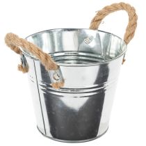 Itens Balde com alças de corda Ø14cm A12cm