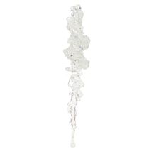 Itens Decoração de árvore de gelo com glitter, decoração de inverno, 17,5 cm, 4 peças