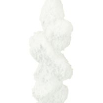 Itens Decoração de pingente de gelo coberto de neve para árvore de Natal 14 cm 4 peças