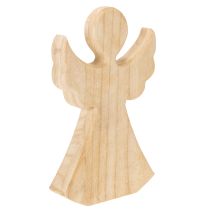 Itens Anjo decorativo de madeira, feito de madeira natural clara, decoração de Natal, 30 cm