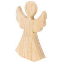 Itens Anjo decorativo de madeira, feito de madeira natural clara, decoração de Natal, 30 cm