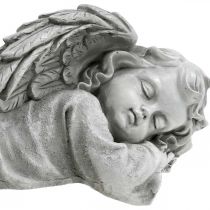 Anjo para a figura grave deitada cabeça direita 30×13×13cm