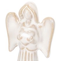Itens Conjunto de 3 peças com decoração de anjo para tigela, com pequena figura e suporte redondo para vela tealight de 10 cm.