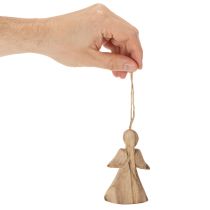 Itens Conjunto de 12 anjinhos para pendurar na árvore de Natal, 10 cm.