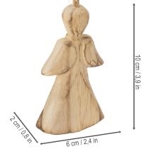 Itens Conjunto de 12 anjinhos para pendurar na árvore de Natal, 10 cm.