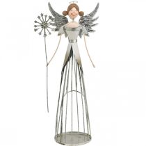 Itens Estatueta de anjo metal, lanterna Natal H31.5cm