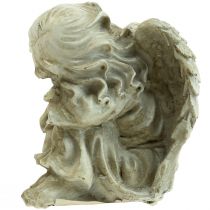 Itens Anjo para o Túmulo Anjo Túmulo Creme Anjo Adormecido 6×5,5×8cm