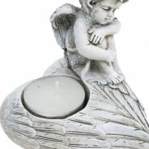 Suporte de vela de decoração de túmulo anjo 10 cm 2 peças