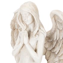 Itens Estatueta de anjo em pé, em oração, para decoração, 36 cm