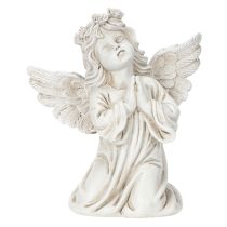 Itens Estatueta de anjo em oração, decoração para túmulo, sentado, 13 cm, 2 peças