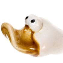 Itens Pato decorativo de cerâmica, peça perfeita para dar destaque à sua sala de estar, 13 cm, 2 unidades.