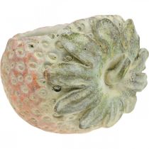 Itens Morango decorativo, vaso de plantas, decoração de concreto para plantio L17cm