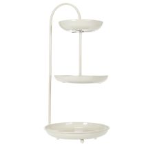 Itens Arranjo de mesa de três níveis, ideal para salas de estar, ocasiões especiais e casamentos, 55 cm
