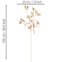 Itens Ramo artificial de eucalipto, ramo decorativo para vaso, 100 cm