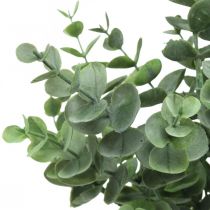 Eucalyptus branch green Decoração artificial de eucalipto na colheita 36cm