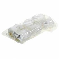 Itens Coruja decorativa com coroa para pendurar branco, glitter 6,5 × 8cm 6pcs.