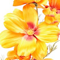 Cosmea Kosmee cesta de joias flor artificial laranja 75cm