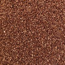 Cor areia cobre decorativo areia castanho Ø0,5mm 2kg
