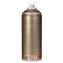 Itens Lata de tinta spray para decoração e artesanato Montana Gold Brown 400ml