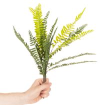 Itens Ramo de samambaia artificial, planta verde artificial para decoração, 45 cm