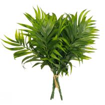 Frondes de palmeira decoração de palmeira plantas artificiais verdes 30 cm 3 unidades