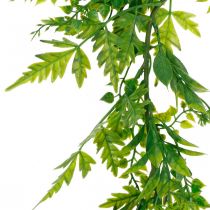 Guirlanda de plantas suspensas artificiais verde 150cm
