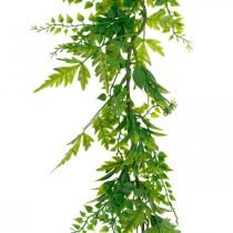 Guirlanda de plantas suspensas artificiais verde 150cm