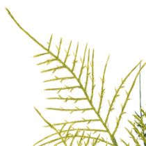 Itens Ramo de samambaia artificial decorativo, verde, realista, 56 cm
