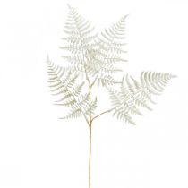 Itens Samambaia de folha decorativa, planta artificial, ramo de samambaia, folha de samambaia decorativa branca L59cm