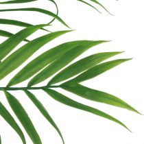 Decoração de palmeira folhas de palmeira plantas artificiais verdes 56 cm 3 unidades