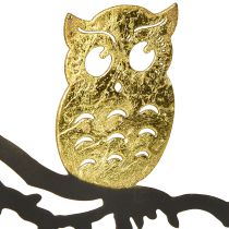 Itens Coruja para decoração de janelas em ramo outono, argola decorativa metal 22cm