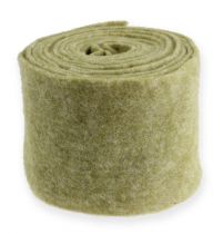 Itens Fita de feltro 15cm x 5m verde musgo