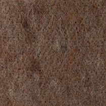 Itens Fita de feltro de lã marrom, 15cm x 5m, para decoração e artesanato.