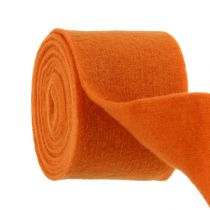 Itens Fita de feltro 15cm x 5m laranja