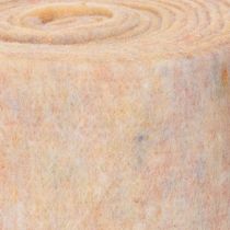 Itens Fita de feltro, suporte para panela bicolor feito de feltro de lã, laranja/multicolorido, 15cm x 5m