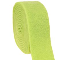 Itens Fita de feltro 7,5cm x 5m verde