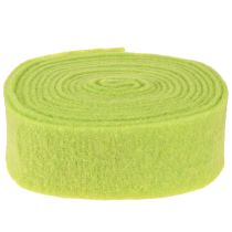 Itens Fita de feltro 7,5cm x 5m verde