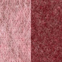Itens Fita de feltro fita decorativa rosa berry feltro de lã bicolor 15cm 5m