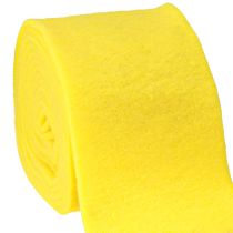 Itens Fita de feltro amarela 15cm 5m