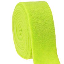 Itens Fita de feltro verde 7,5cm 5m