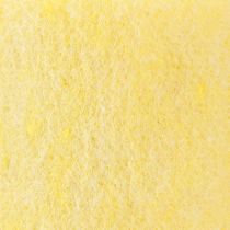 Itens Fita de feltro amarelo claro 15cm 5m