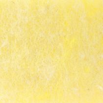 Itens Fita de feltro amarelo claro 7,5cm 5m