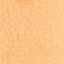 Itens Fita de feltro laranja claro 15cm 5m