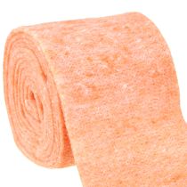 Itens Fita de feltro laranja 15cm 5m