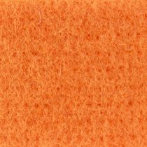 Itens Fita de feltro laranja 7,5cm 5m