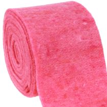 Itens Fita de feltro rosa 15cm 5m