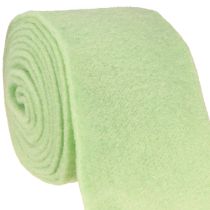 Itens Fita de feltro para vaso verde claro 15cm 5m